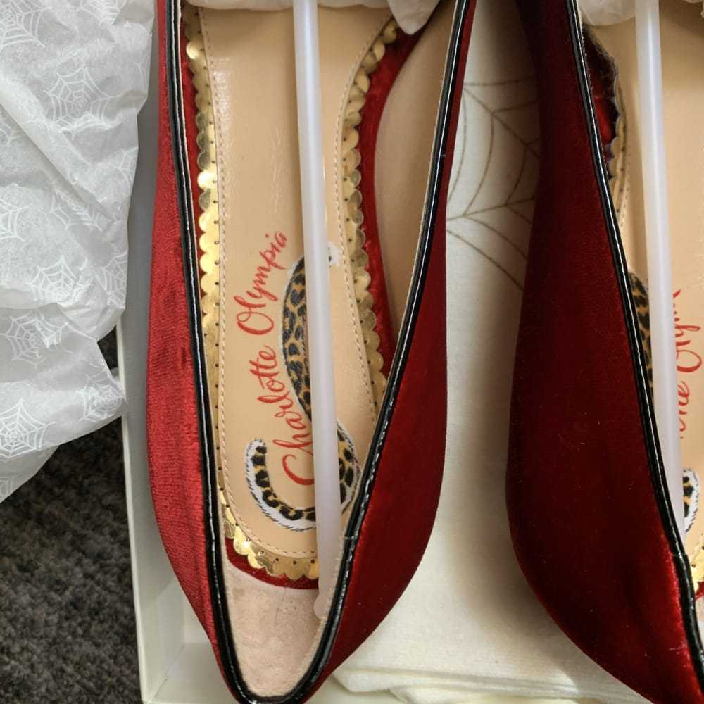 Charlotte Olympia Velvet flats - image 3