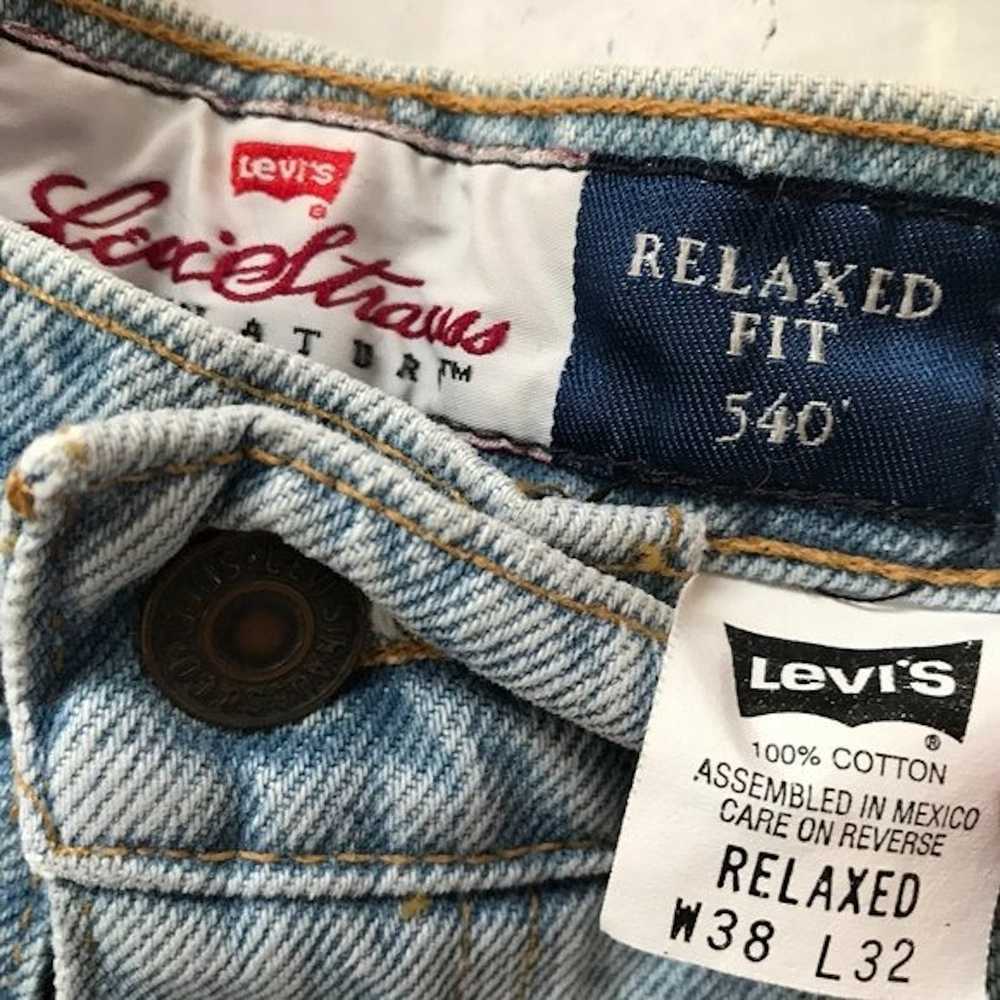 Custom × Levi's Levis 38" x32" Hashtag Jeans Vint… - image 4