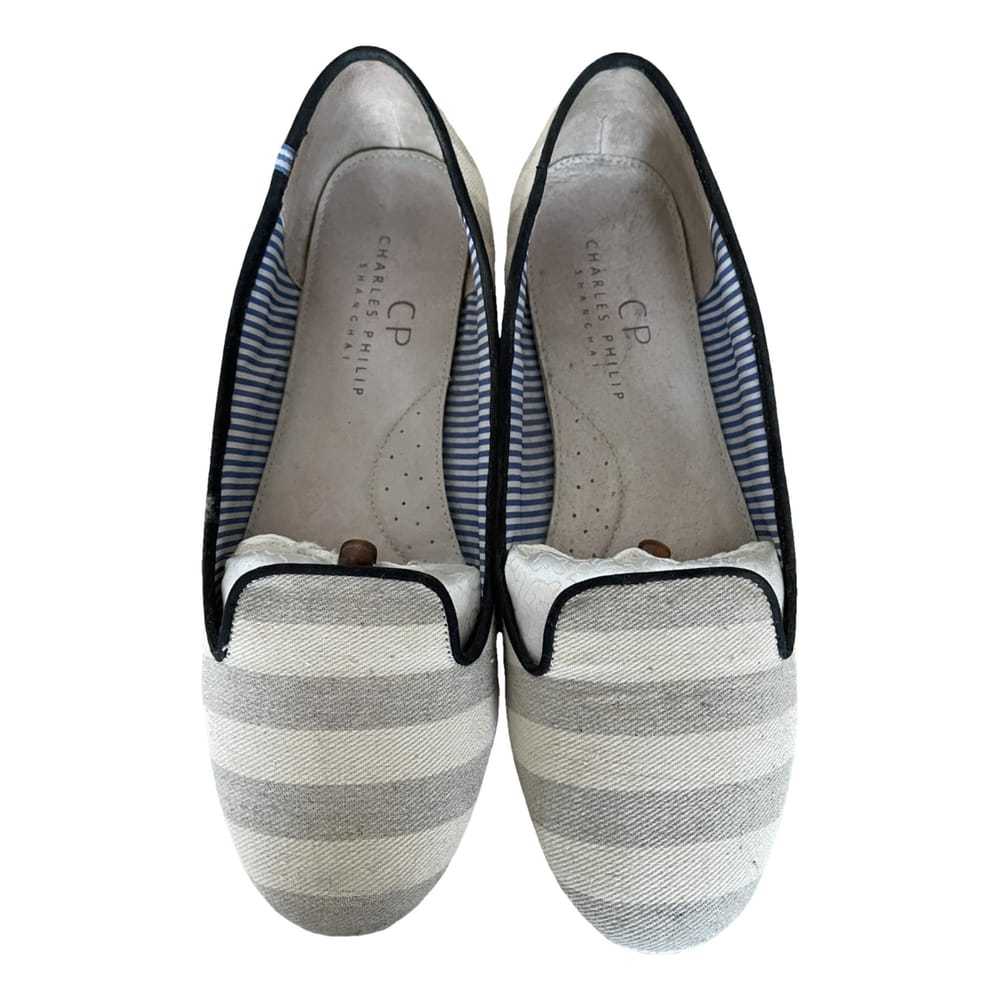 Charles Philip Shanghai Cloth ballet flats - image 1