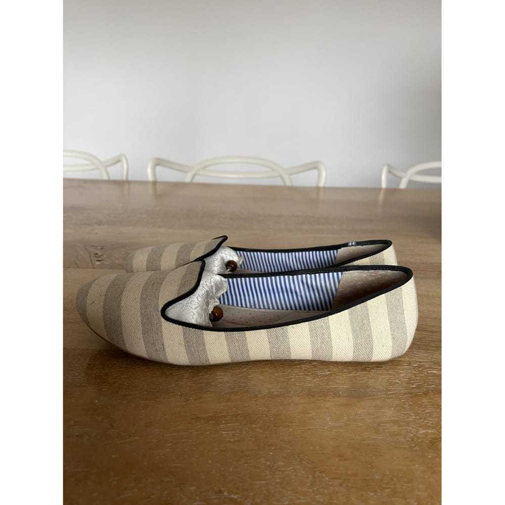 Charles Philip Shanghai Cloth ballet flats - image 2