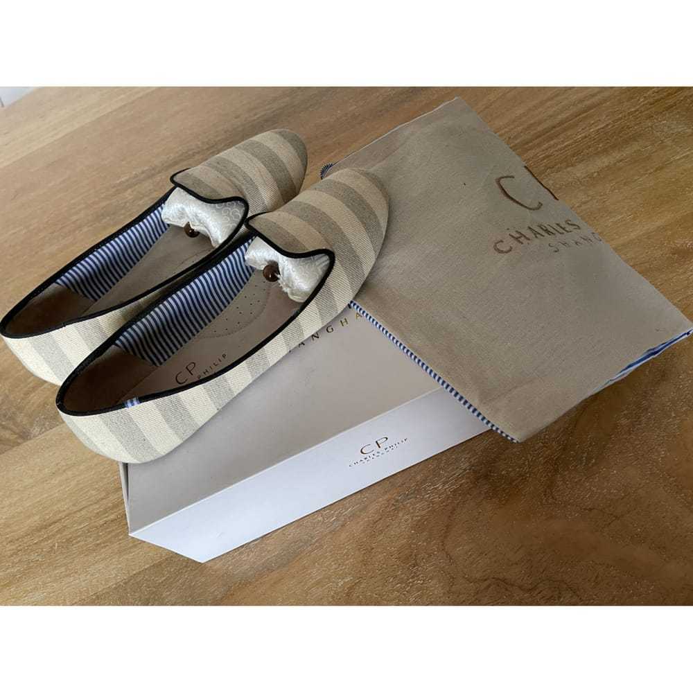 Charles Philip Shanghai Cloth ballet flats - image 7