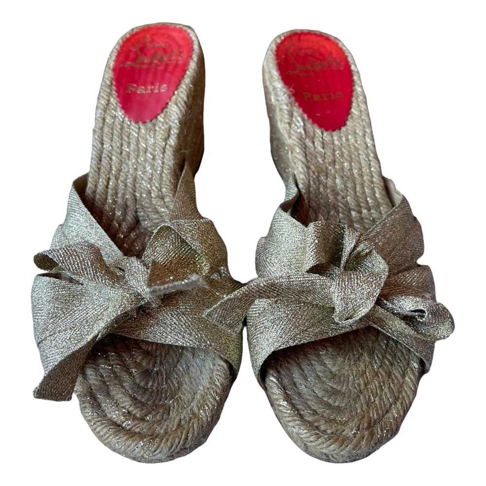 Christian Louboutin Tweed mules & clogs - image 1