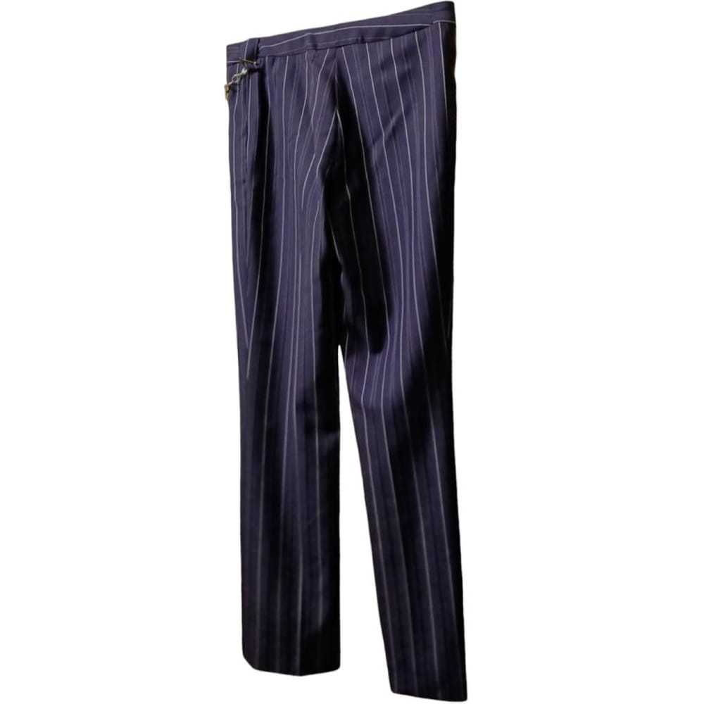 Versace Wool straight pants - image 2