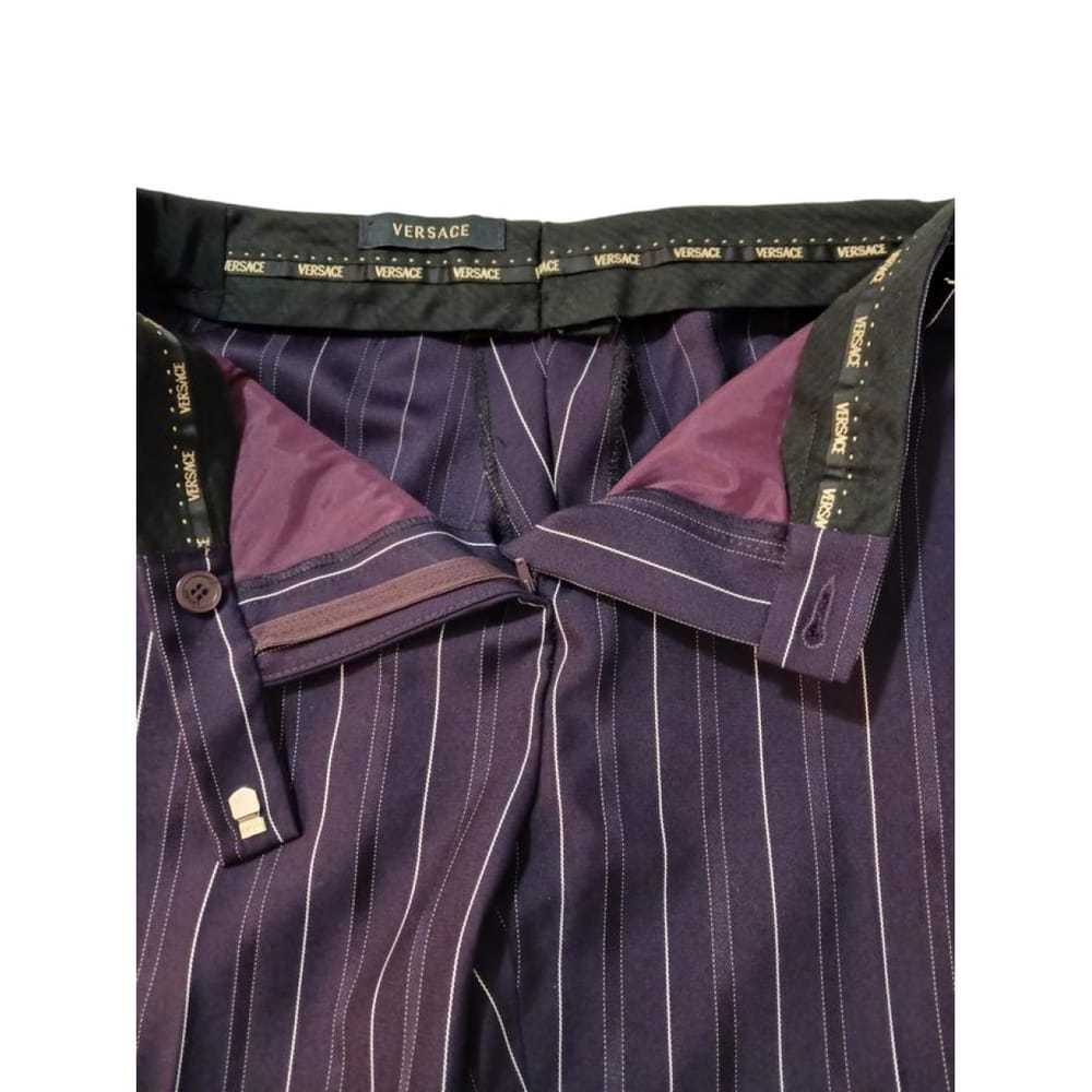 Versace Wool straight pants - image 5