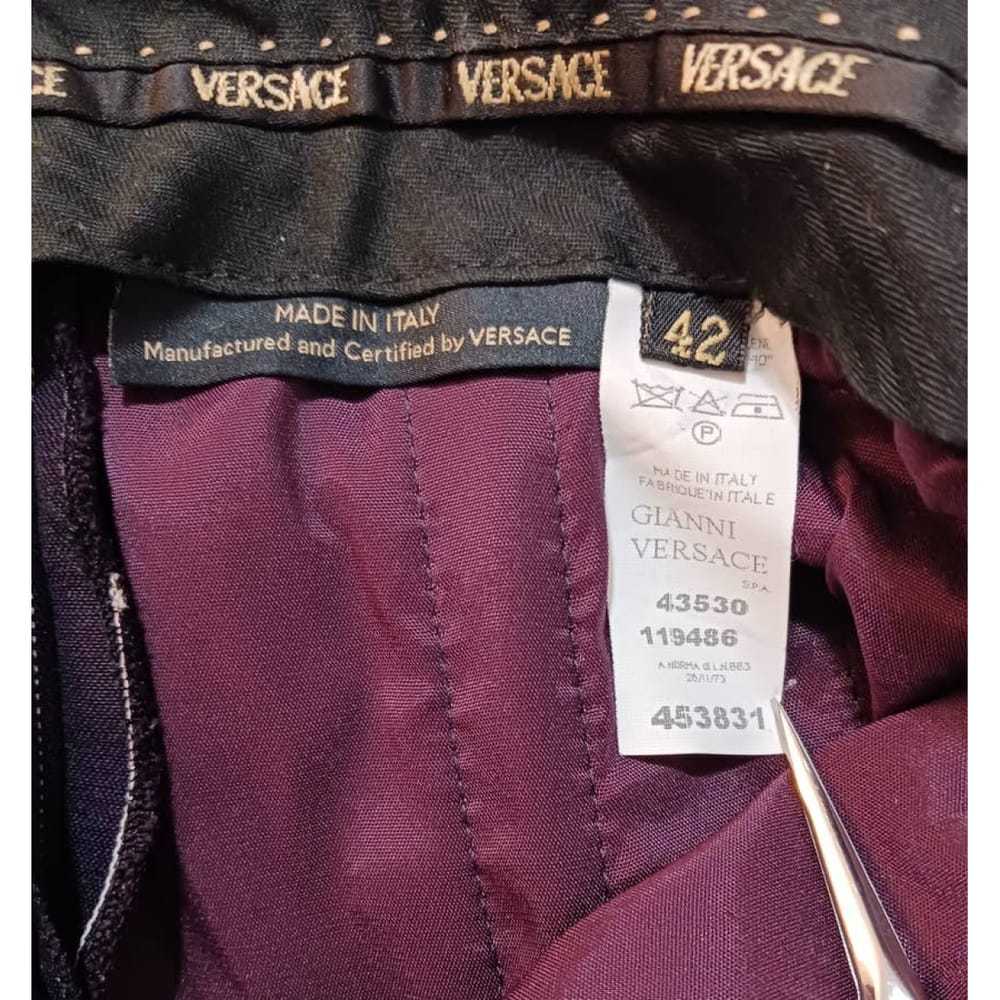 Versace Wool straight pants - image 6