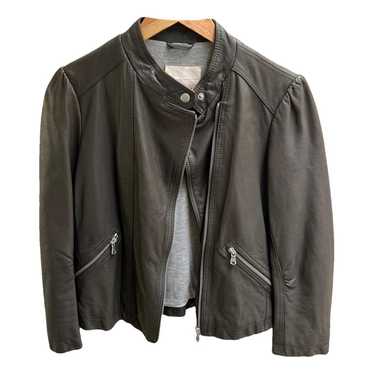 Rebecca taylor leather bomber on sale jacket