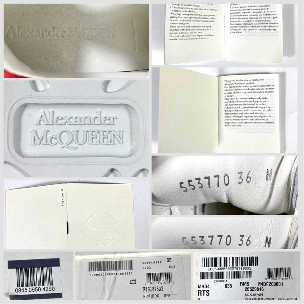 Alexander McQueen Oversize leather trainers - image 2