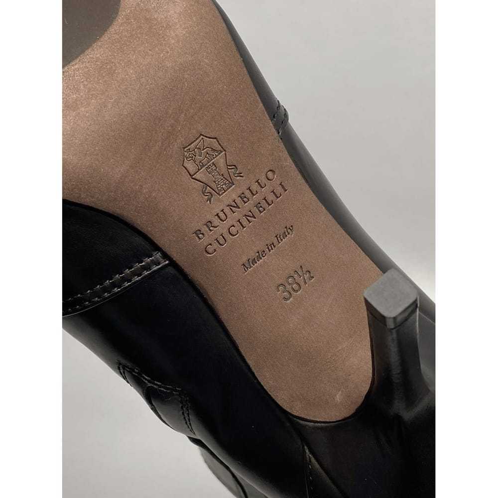 Brunello Cucinelli Leather boots - image 10