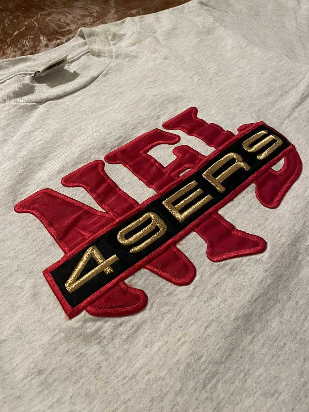 NFL × Nutmeg Mills 90s Vintage 49ers Embroidered … - image 2