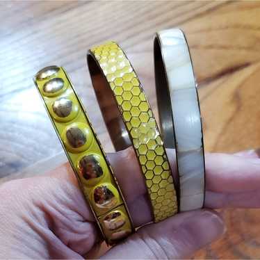 Other Set of 3 Bracelets - Mother of Pearl Honeygr