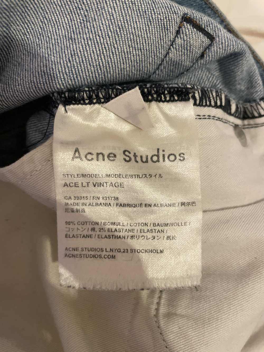 Acne Studios Ace Light Vintage Denim Jeans - image 3