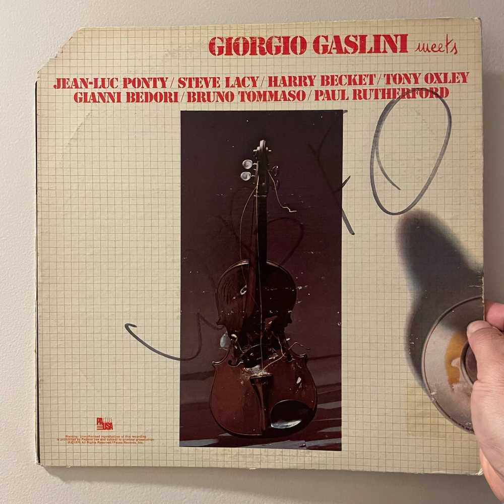 Blank Jean-Luc Ponty/Giorgio Gaslini LP vintage v… - image 4