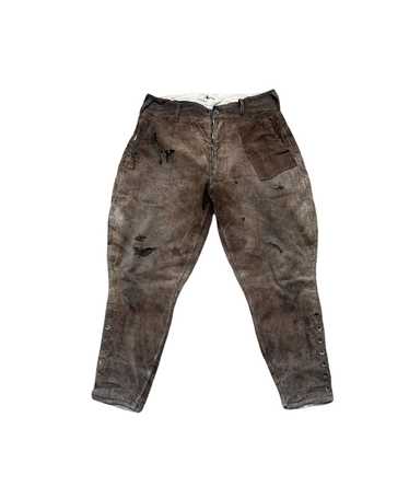 Rare Vintage 1940s Rayon Wool Gabardine Brown Fleck High Waisted Pants / 40s  Trousers -  Canada