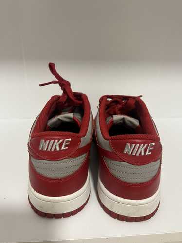 Nike Red and gray Nike low dunk