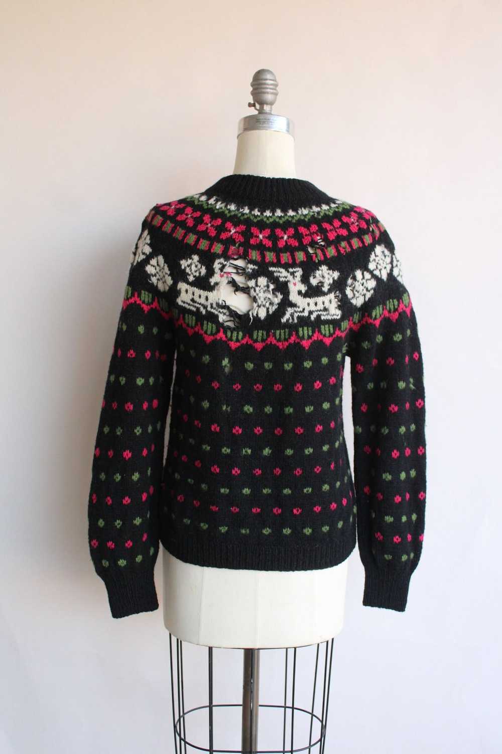 Vintage Vintage 1970s Sweater, Nordic Style Kofle… - image 10