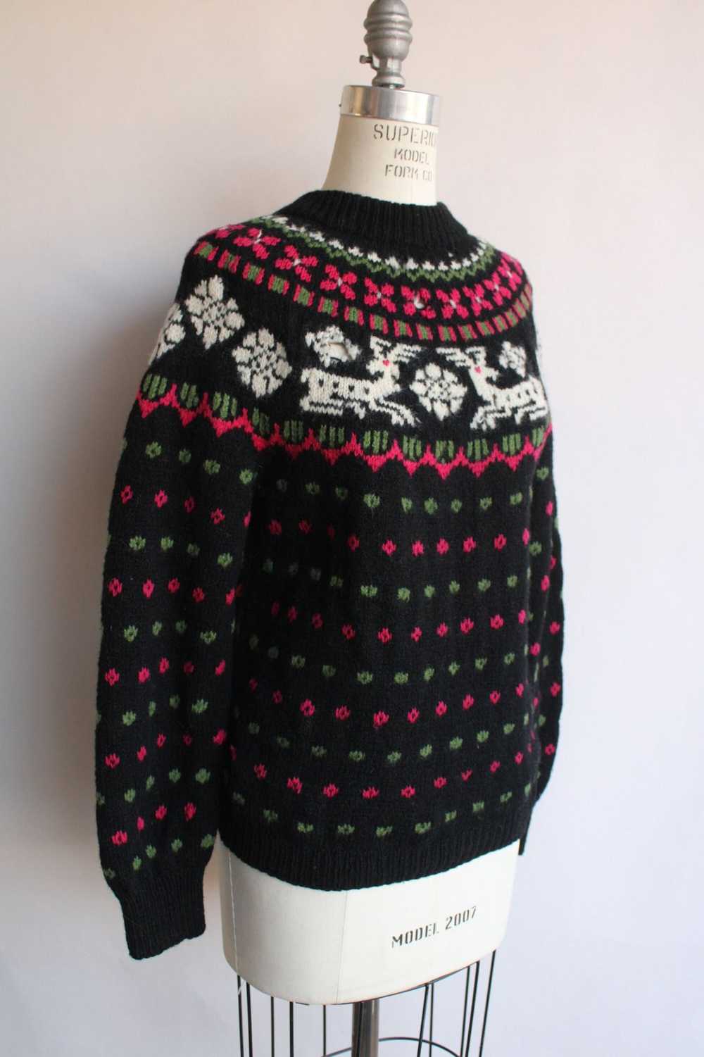 Vintage Vintage 1970s Sweater, Nordic Style Kofle… - image 6