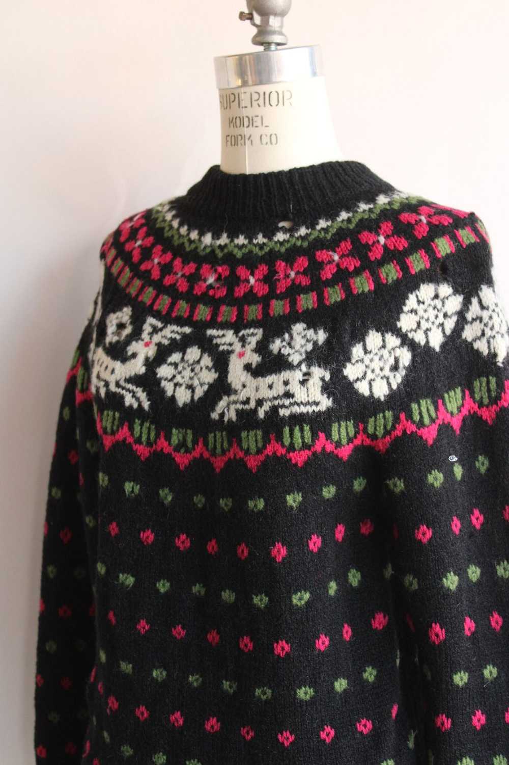 Vintage Vintage 1970s Sweater, Nordic Style Kofle… - image 8