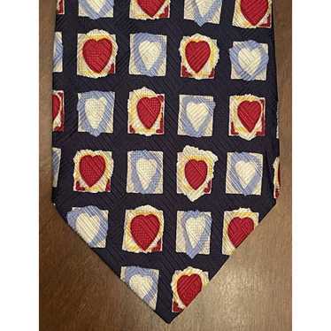 Other Today’s Man Red Blue 100% Silk Made In Ital… - image 1