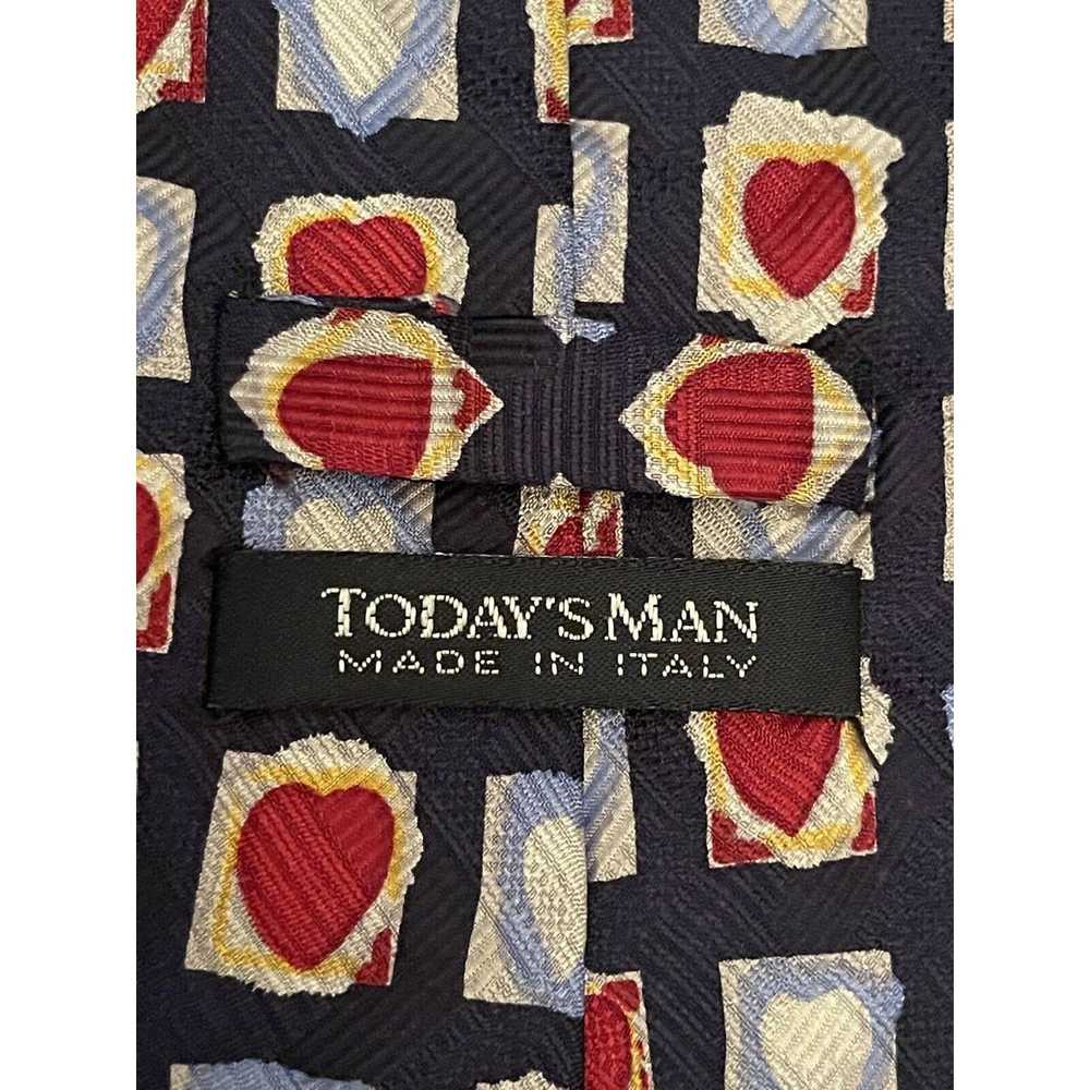 Other Today’s Man Red Blue 100% Silk Made In Ital… - image 8