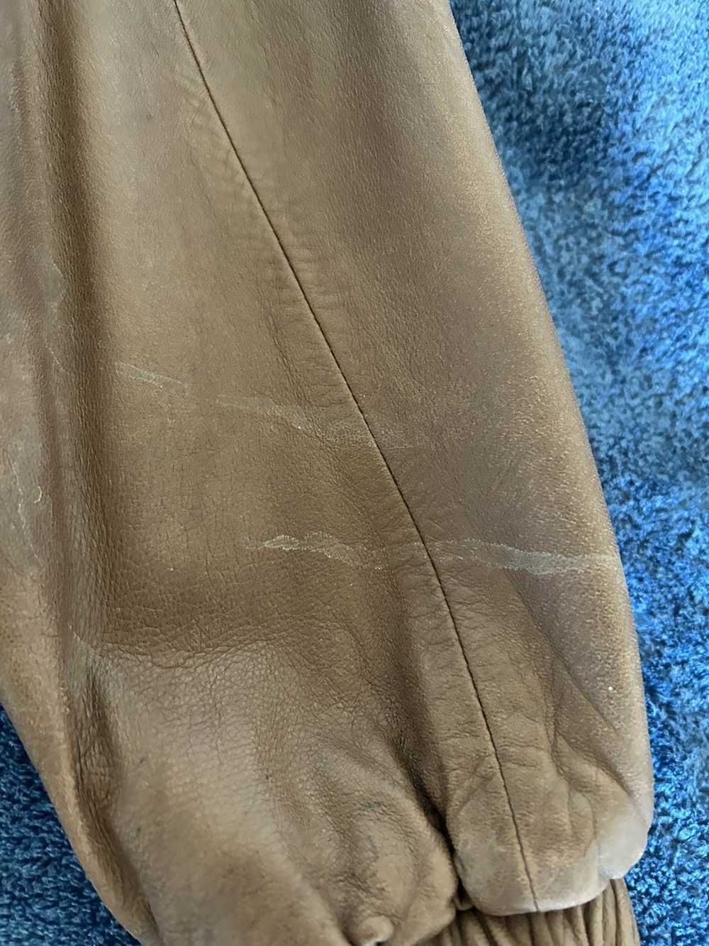 Polo Ralph Lauren Lamb skin Leather Jacket - image 5