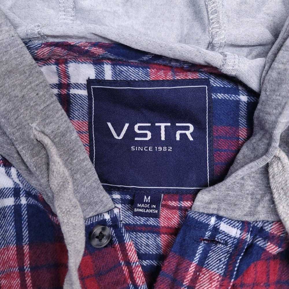 Vstr VSTR Casual Button Up Hoodie Mens Size Mediu… - image 3