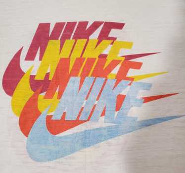 Rare VTG NIKE Spell Out Swoosh V Neck Sweatshirt Pants Outfit 70s