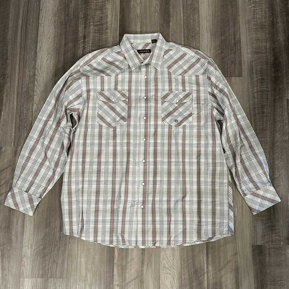 Roper Roper Western Long Sleeve Pearl Snap Button… - image 2