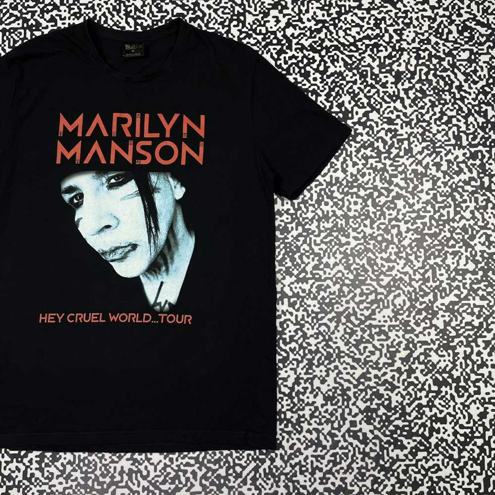 Band Tees × Marilyn Manson × Rock T Shirt Vintage… - image 3