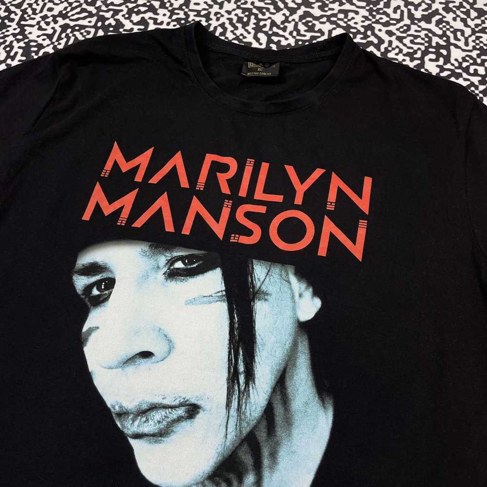 Band Tees × Marilyn Manson × Rock T Shirt Vintage… - image 7