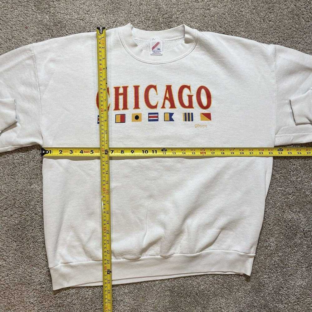 Jerzees VINTAGE 90s Chicago Crewneck Sweatshirt S… - image 5