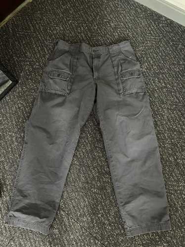Vintage 90s Japanese Corduroy Cargo Pants Multiple Purpose Streetwear Size  W 31 X L 30.5 