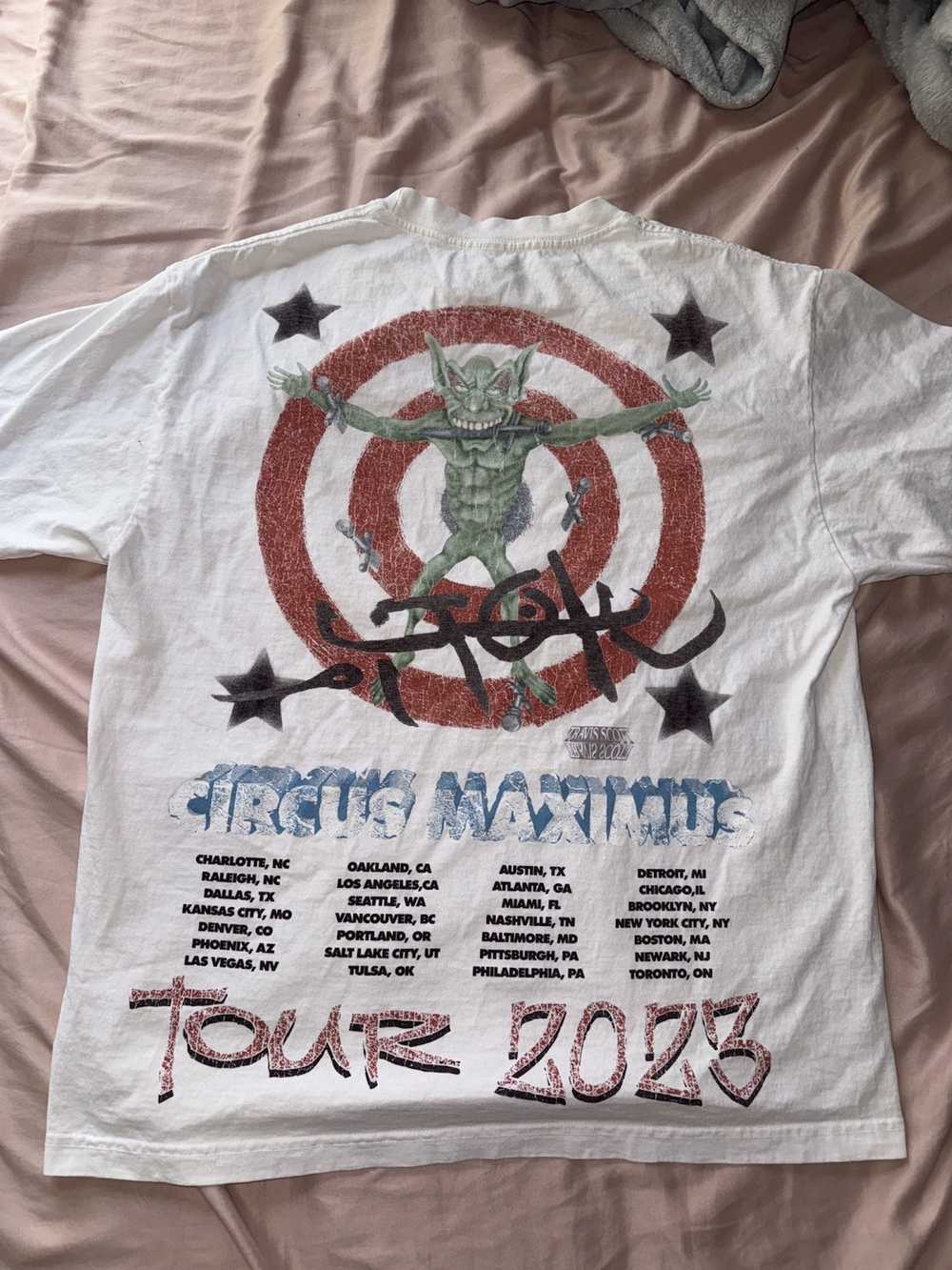 Travis Scott Circus Maximus T-Shirt Tour Merch - image 3