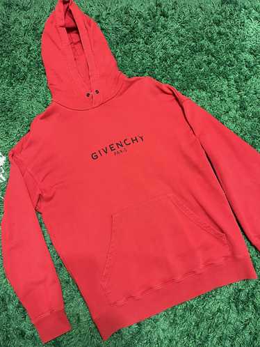 Givenchy Givenchy Reverse Logo Sweater Red/white