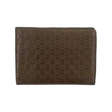 Gucci Gucci Monogram Leather Bifold Wallet - image 1