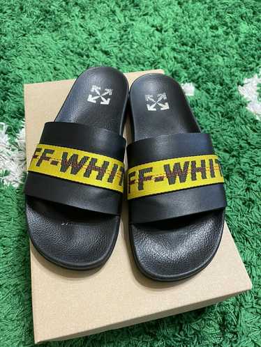 OFF-WHITE Industrial Flip Flops Yellow SS21