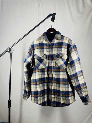 Designer Vintage 1990s Quilted Insulated Flannel J