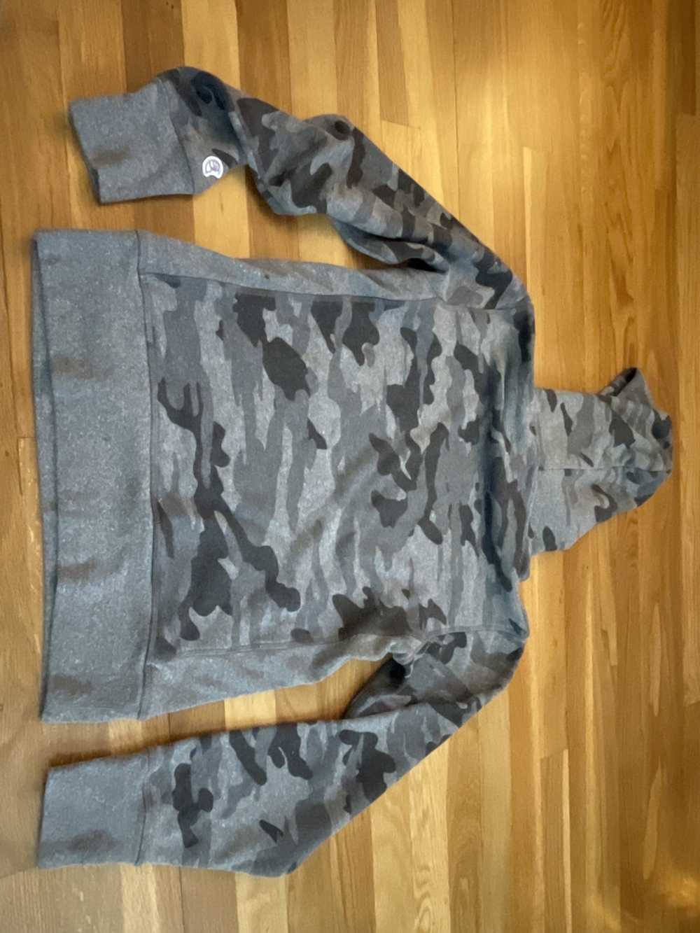 Todd Snyder Todd Snyder Gray Camo Champion Hoodie - image 2