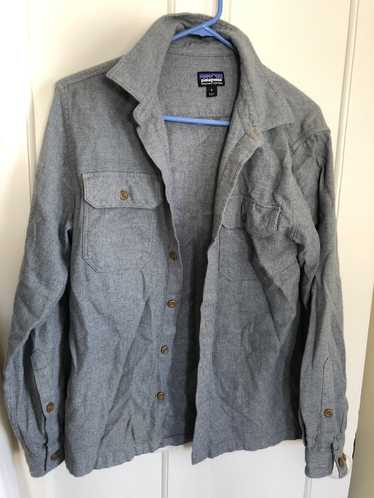 Patagonia Organic Cotton Gray Flannel Shirt