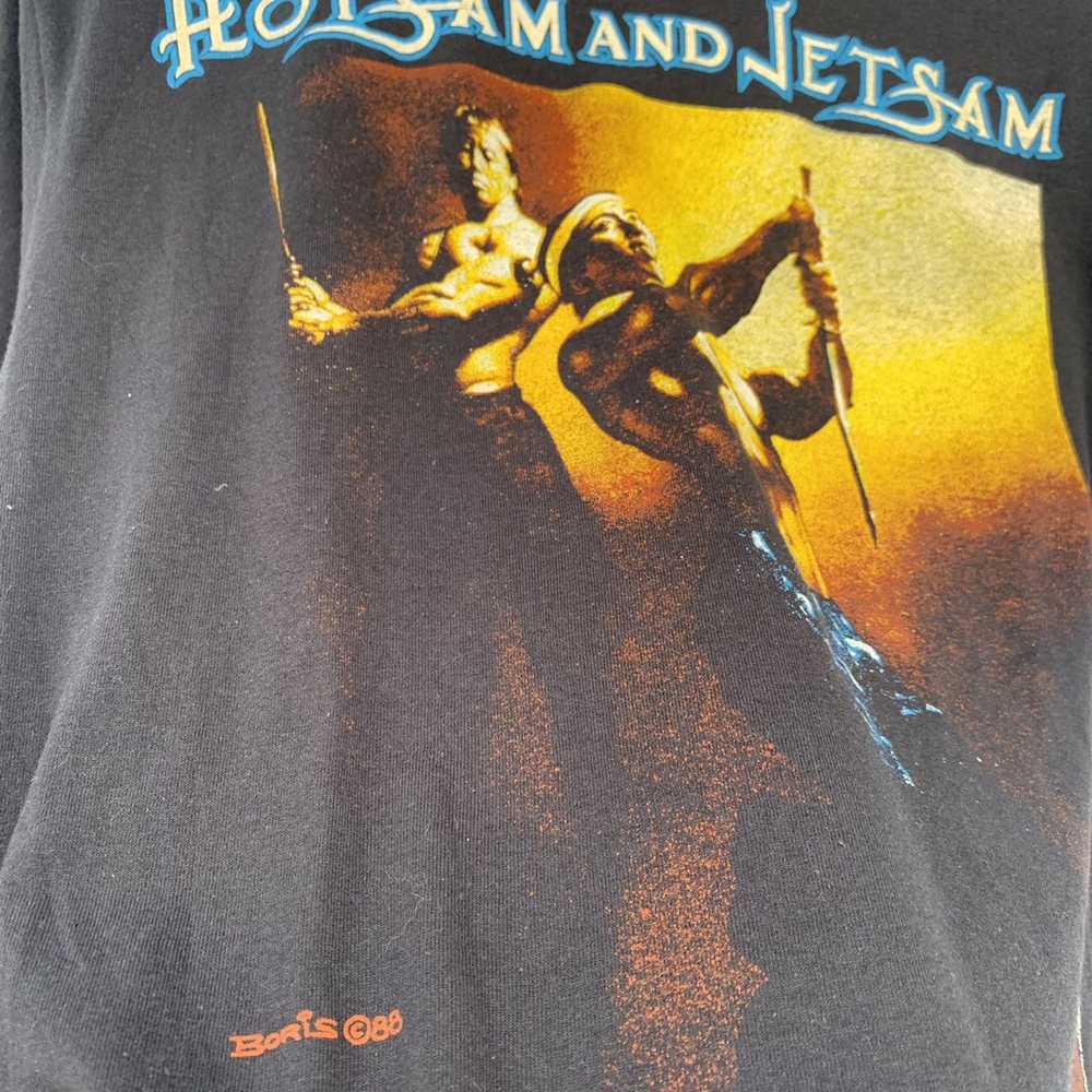 Band Tees × Vintage Vtg 80s FLOTSAM and JETSAM "N… - image 3