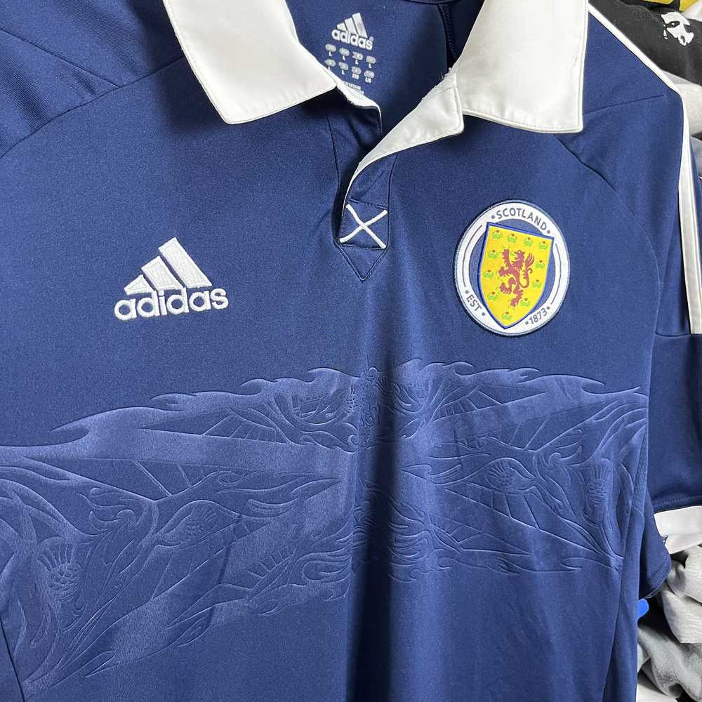 Adidas × Soccer Jersey × Vintage ADIDAS SCOTLAND … - image 2