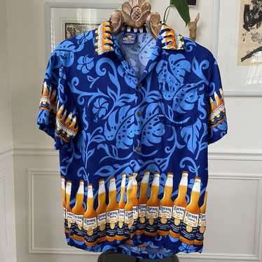 Corona Corona Extra Short Sleeve Button Up Hawaiia