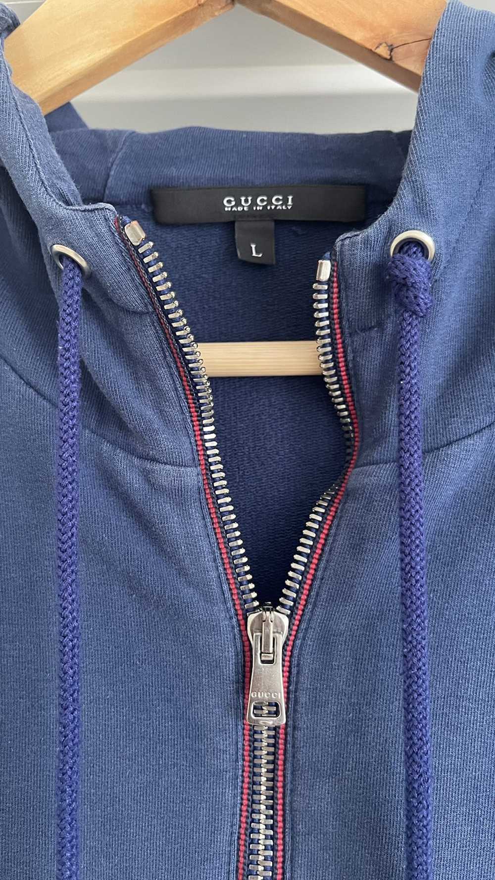 Gucci Elegant cozy full-zip hoodie - image 3
