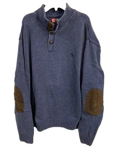 Chaps Chaps Sweater Men XXL Blue Commando 1/4 But… - image 1