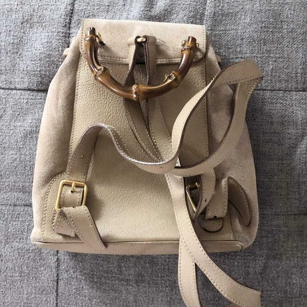 Gucci Gucci Bamboo Backpack - image 2