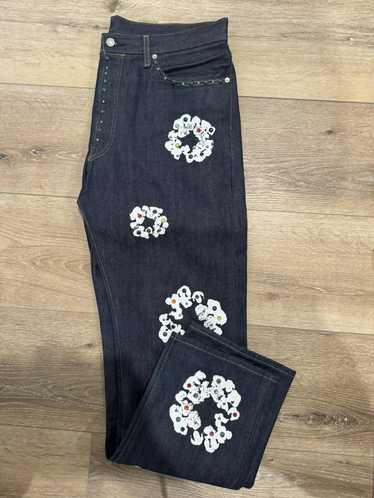 FALECTION MENS 23ss High Quality Jeans Denim Tears Floral JEAN