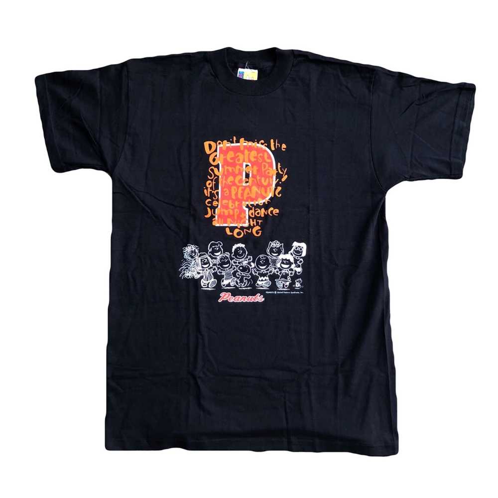 Peanuts × Rock T Shirt × Vintage RARE 90’s Peanut… - image 1