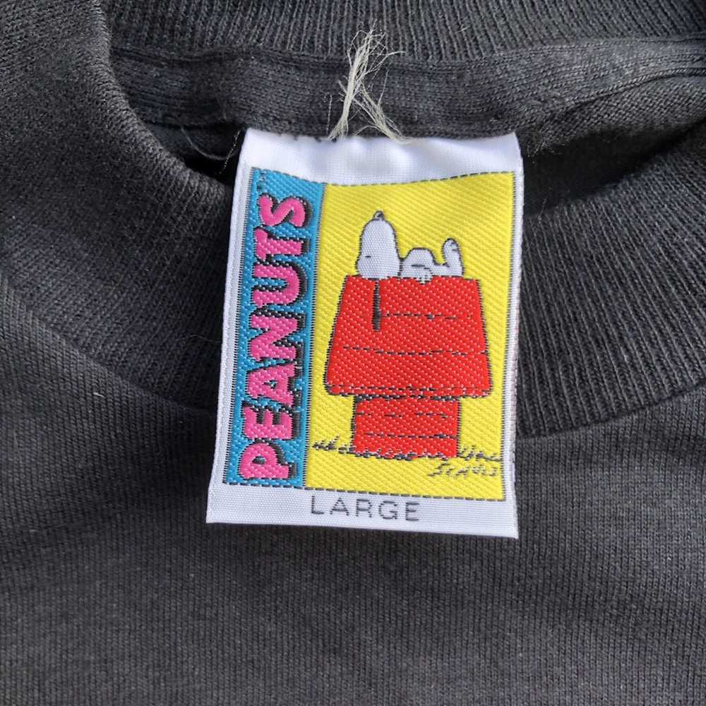 Peanuts × Rock T Shirt × Vintage RARE 90’s Peanut… - image 2