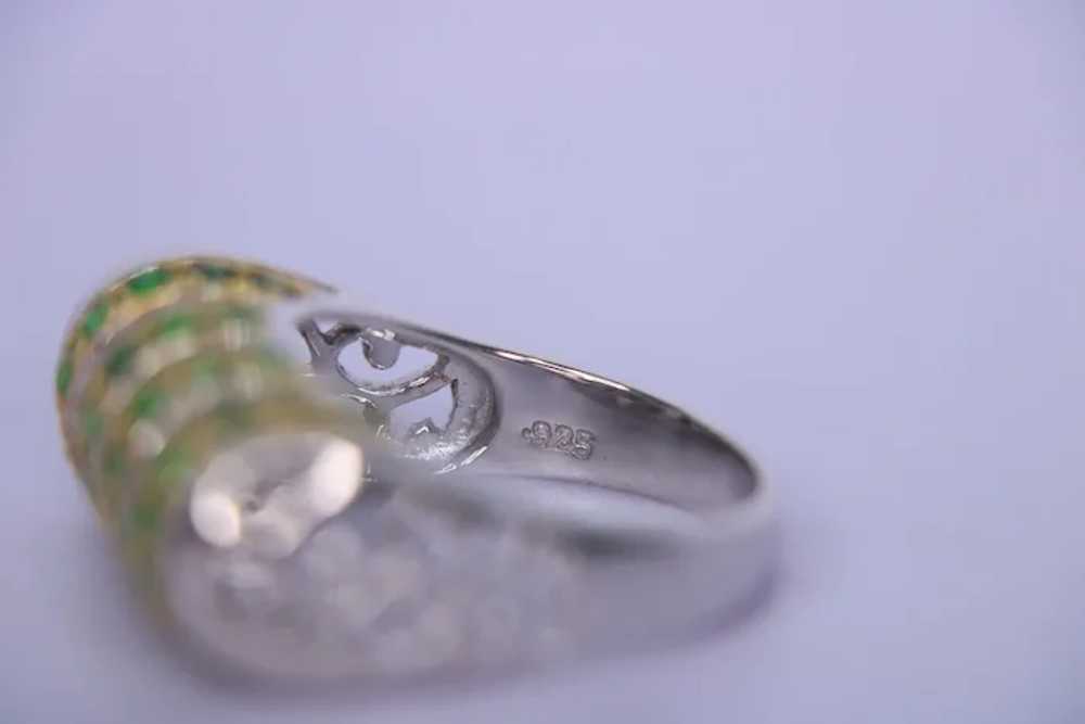 Orloff of Denmark, Tsavorite Ring in Gold-Plated … - image 6