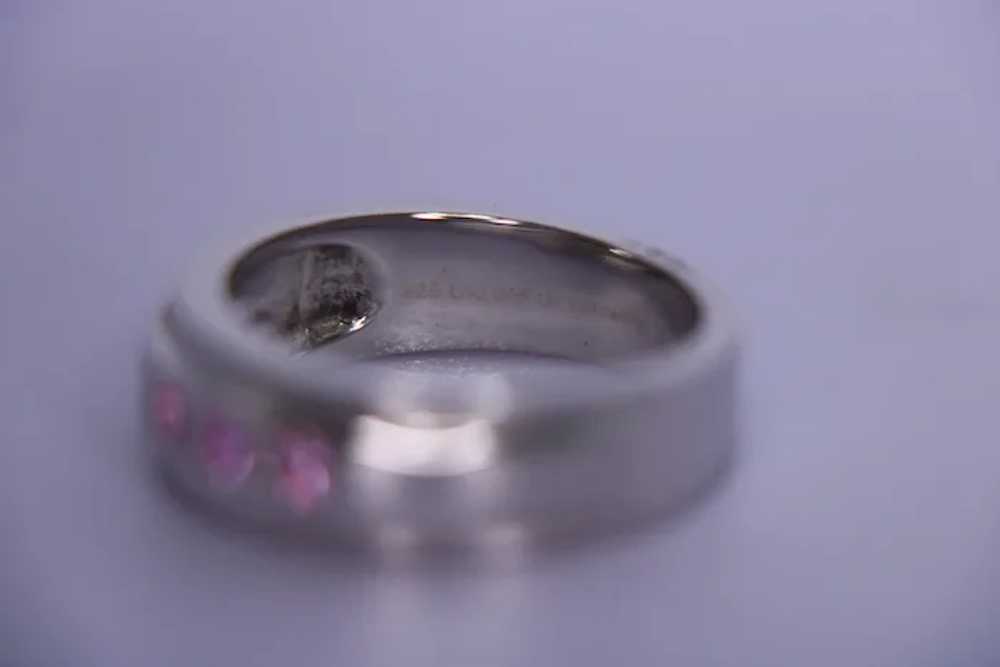 Orloff of Denmark, Fancy Pink Sapphire Ring in 92… - image 5