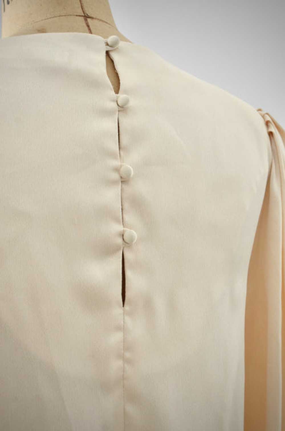 Vintage Cream Blouse - image 5